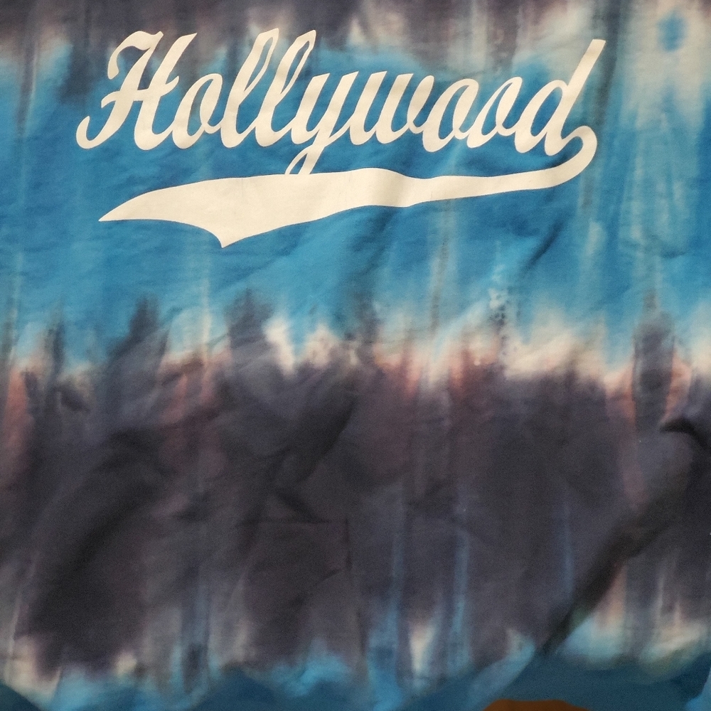 Off the shoulder tye dye sweatshirt